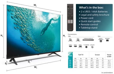 Philips 55" PUS7009 4K LED TV (2024)