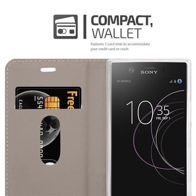 Sony Xperia XZ1 lommebokdeksel etui (grå)