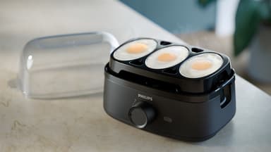 Philips 3000 Series eggekoker HD9137/90 (dyp sort)