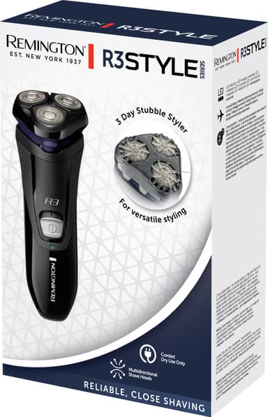 Remington Style Series R3 barbermaskin R3002 (sort og marineblå)