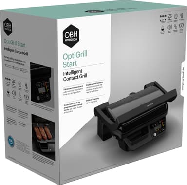 OBH Nordica OptiGrill Start 3 Prog bordgrill GO7P08S0 (sort)