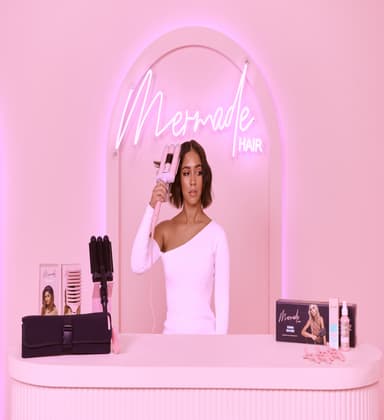Mermade Pro Waver krølltang 4009 (rosa)