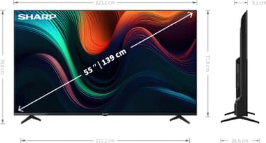 Sharp 55" GL4760E 4K LED TV (2024)