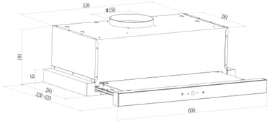 Ecotronic ventilator EPO605W