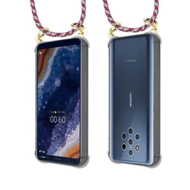 Nokia 2 2017 Deksel med Halskjede (rød)