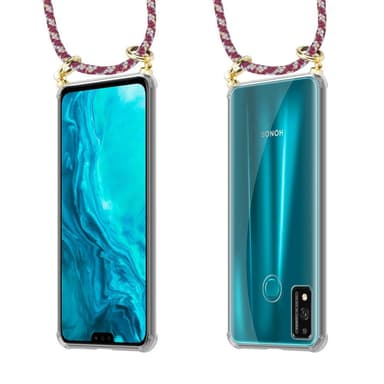 Honor 9X LITE Deksel med Halskjede (rød)
