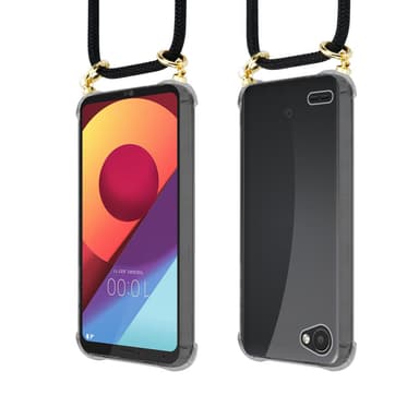 LG Q6 / G6 MINI Deksel med Halskjede (svart)