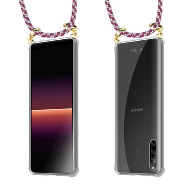Sony Xperia L4 Deksel med Halskjede (rød)
