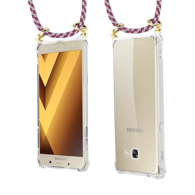 Samsung Galaxy A5 2017 Deksel med Halskjede (rød)