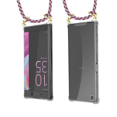 Sony Xperia XA Deksel med Halskjede (rød)