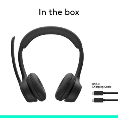 Logitech Zone 300 trådløst headset (grafitt)