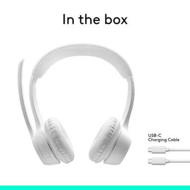 Logitech Zone 300 trådløst headset (off white)