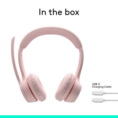 Logitech Zone 300 trådløst headset (rose)