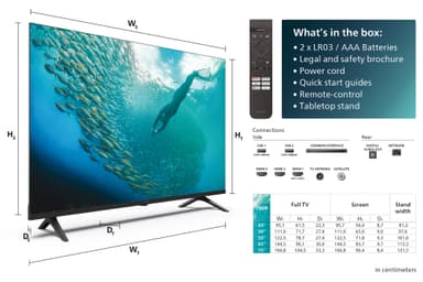 Philips 50" PUS7009 4K LED TV (2024)