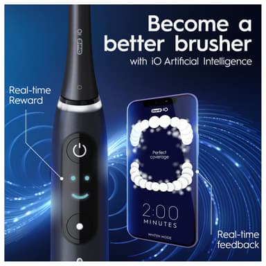 Oral-B iO 8s elektrisk tannbørste 387125 (black onyx)