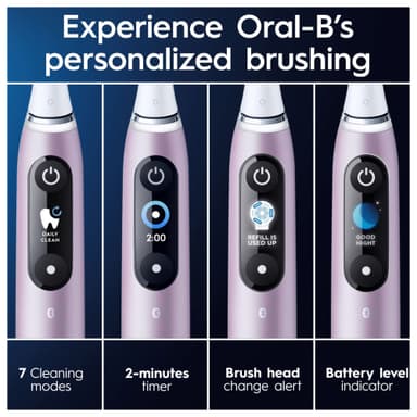 Oral-B iO 9s elektrisk tannbørste 387194 (rose quartz)