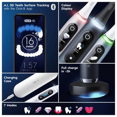 Oral-B iO 9s elektrisk tannbørste 387194 (rose quartz)