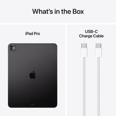 iPad Pro 13" M4 1TB WiFi + 5G (Stellarsvart)