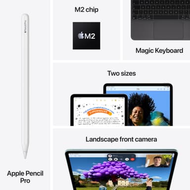 DEMO iPad Air 13 (2024) 128GB WiFi (Stellargrå)