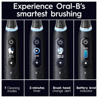 Oral-B iO 10 elektrisk tannbørste 387132 (Cosmic Black)
