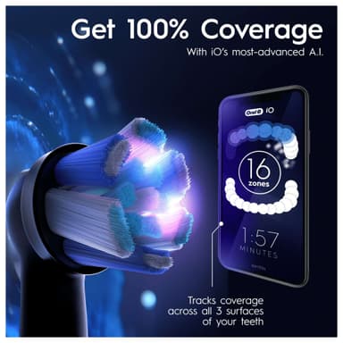 Oral-B iO 10 elektrisk tannbørste 387132 (Cosmic Black)