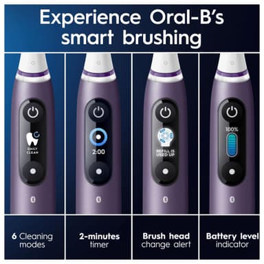 Oral-B iO 8s elektrisk tannbørste 387064 (fiolett)