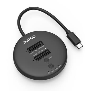 Maiwo USB3.2 NVMe M.2 SSD klonedokkingstasjon