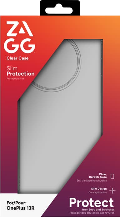 Zagg OnePlus 13R gjennomsiktig deksel