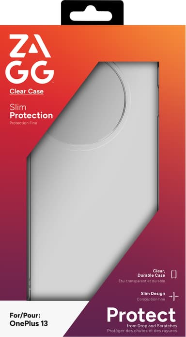 Zagg OnePlus 13 gjennomsiktig deksel
