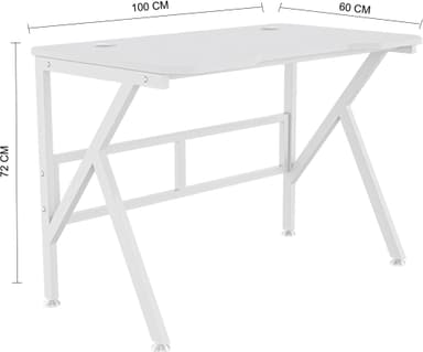 Piranha Base 100 gamingbord (hvit)