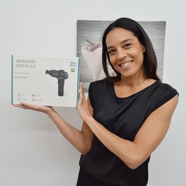 Massasjepistol med 6 munnstykker  slag & pulseringsprogram