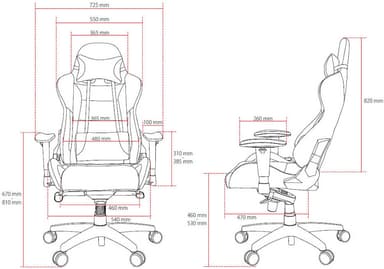 Arozzi Verona Pro v2 gamingstol (karbonsort)