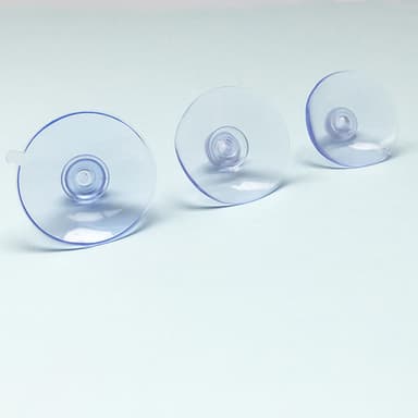 Mini klare sugekopper 50-pak Gjennomsiktig 20 mm
