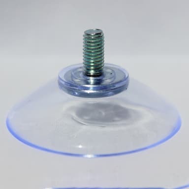 Sterke sugekopper med skruer 50-pak Gjennomsiktig 30 mm