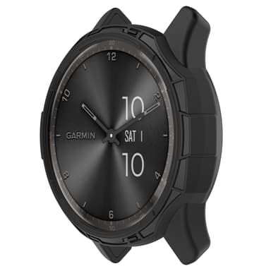 Smartwatch beskyttelsesdeksel TPU Sort Garmin Forerunner 265S