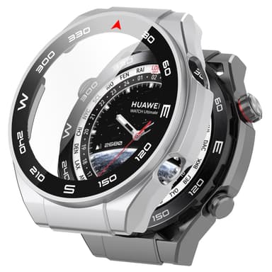 Smart klokkedeksel med skjermbeskytter Sølv Huawei Watch Ultimate