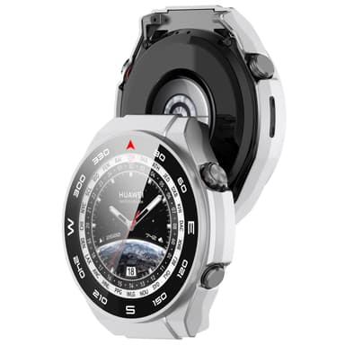 Smart klokkedeksel med skjermbeskytter Sølv Huawei Watch Ultimate