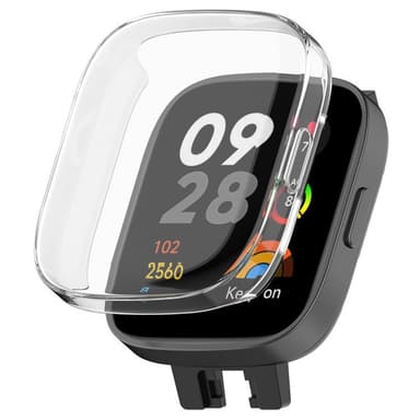 Klokkekasse Klokkedeksel TPU Sort Redmi Watch 3