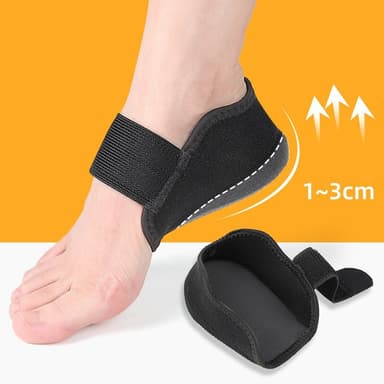 Høydeøkende innleggssåler Str S 36-40 1 CM – 1 par Sort