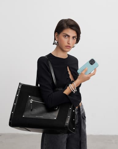 Atelier Case iPhone 13 Mini Soft Blue Croco