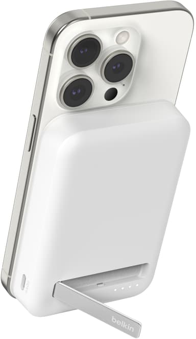 Belkin BoostCharge Pro 8K Magnetic Qi2 powerbank (hvit)
