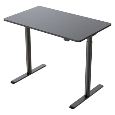 Lykke Elektrisk Hev Senk Skrivebord 140x70cm Nordisk, Svart