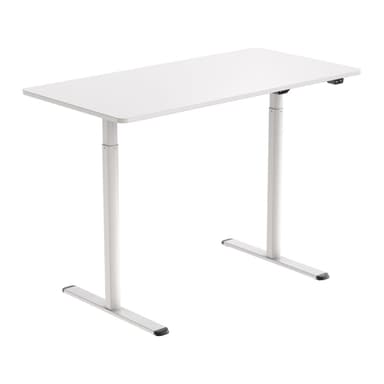 Lykke Elektrisk Hev Senk Skrivebord 140x70cm Nordic, Hvit
