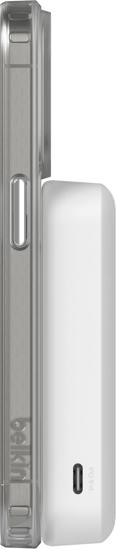 Belkin BoostCharge Pro 10K Magnetic Qi2 powerbank (hvit)