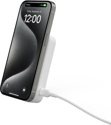Belkin BoostCharge Pro 10K Magnetic Qi2 powerbank (hvit)