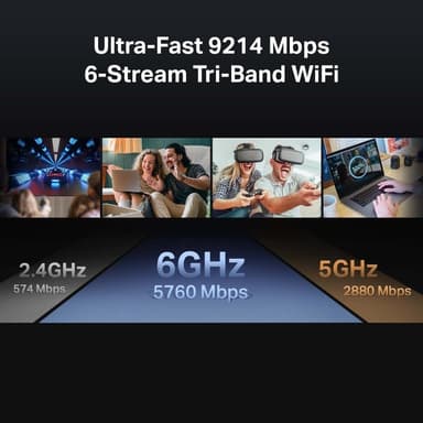 TP-Link BE9300 Tri-Band Wi-Fi 7-ruter / Archer BE550