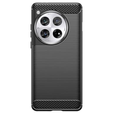 Børstet silikondeksel OnePlus 12R - Svart