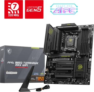 MSI MAG B850 TOMAHAWK MAX WIFI hovedkort