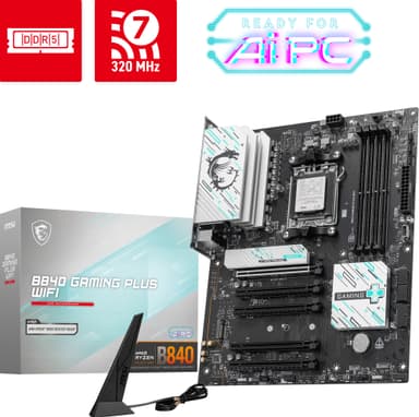 MSI B840 GAMING PLUS WIFI hovedkort