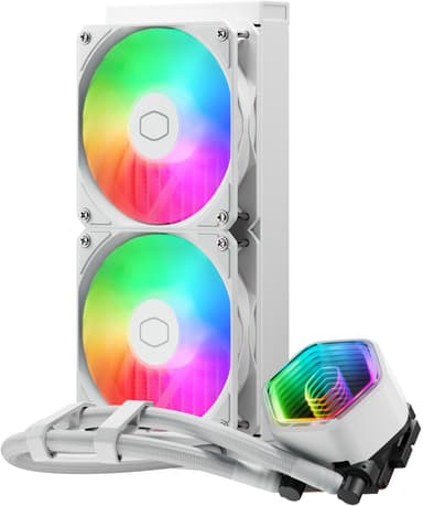 Cooler Master MasterLiquid 240 Core II RGB CPU vannkjøler (hvit)